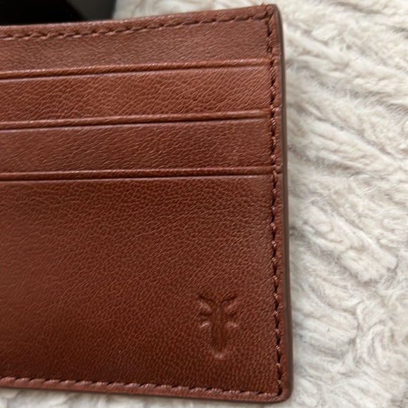Frye leather card case wallet in cognac New - Picture 6 of 16